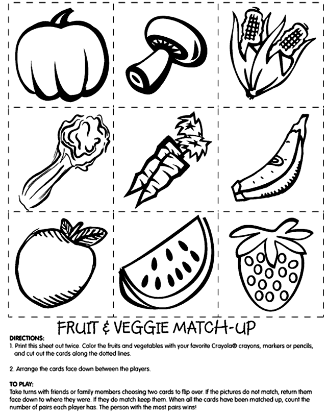 641x815 Fruit And Veggie Match Crayola.co.uk