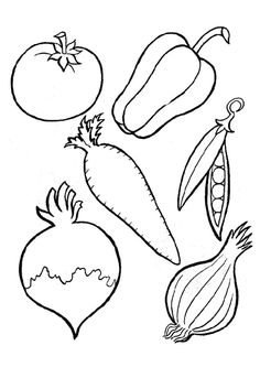 236x333 Print Coloring Image Vegetable Crafts And Crafts