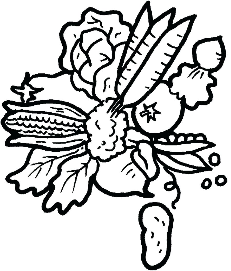 900x1056 Coloring Coloring Pages Of Fruits And Vegetables