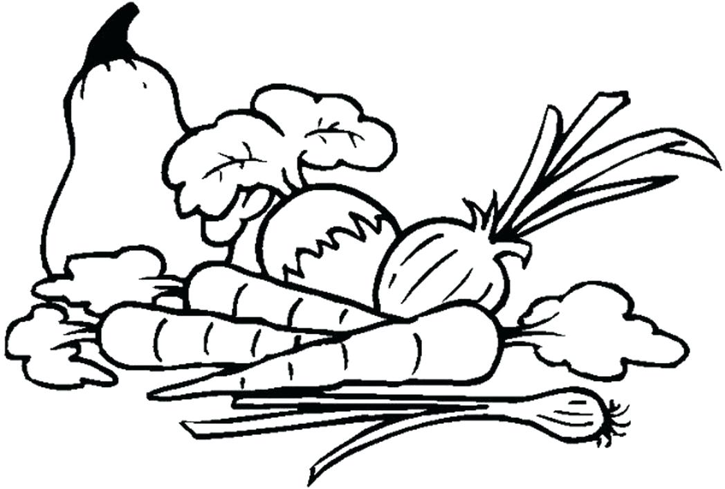 1048x706 Coloring Pages Of Vegetables Vegetables Tomato Coloring Page
