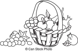 299x194 Fruit Baskets Drawings