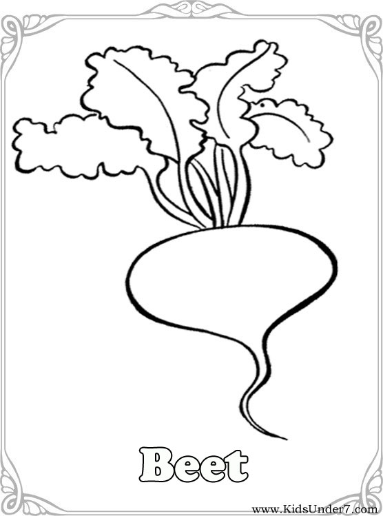 556x749 Vegetable Coloring Pages Vegetable Coloring Pages For Fancy Draw