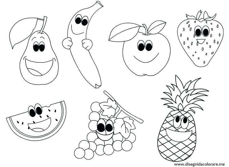 736x538 Fruits Coloring Pages 83 And Fruit Coloring Pages A Fruit Coloring