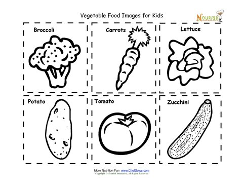480x371 Vegetable Food Nutrition Flash Cards Cut Out Printable For Kids