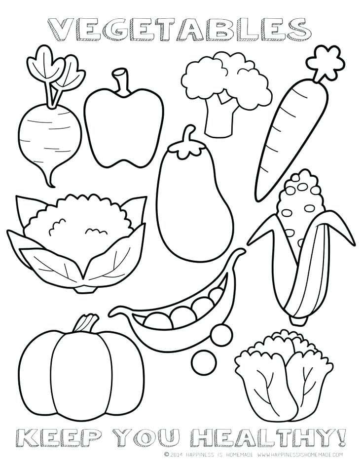 736x952 Great Vegetables Coloring Pages Kids Coloring Pages