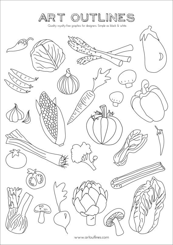 570x806 Set Of Vegetables