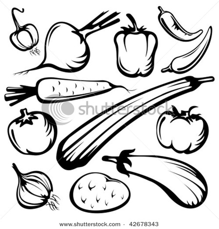 450x470 Drawing Vegetables