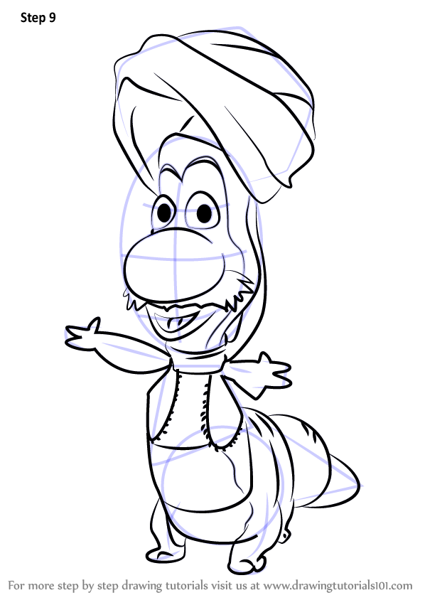 598x844 Learn How To Draw Khalil From Veggietales (Veggietales) Step By