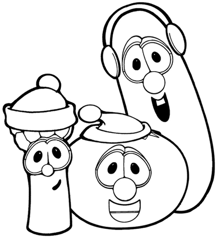 438x475 Have G Color Veggie Tales Coloring Pictures And Use Them