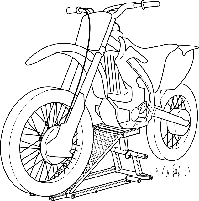 635x640 Black, Outline, Drawing, Sketch, White, Cartoon, Bikes