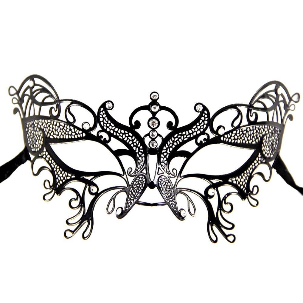 1000x1000 Venetian Halloween Laser Cut Metal Pretty Masquerade Mask