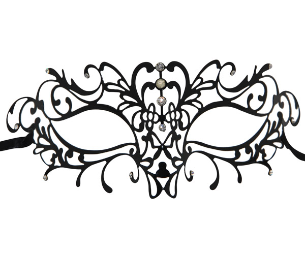 600x500 Filigree Swirl Masquerade Mask
