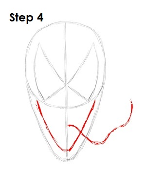 300x388 How To Draw Venom (Spider Man)