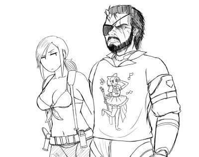 400x315 Venom Snake Sports His New, Questionable Uniform Metalgearsolid