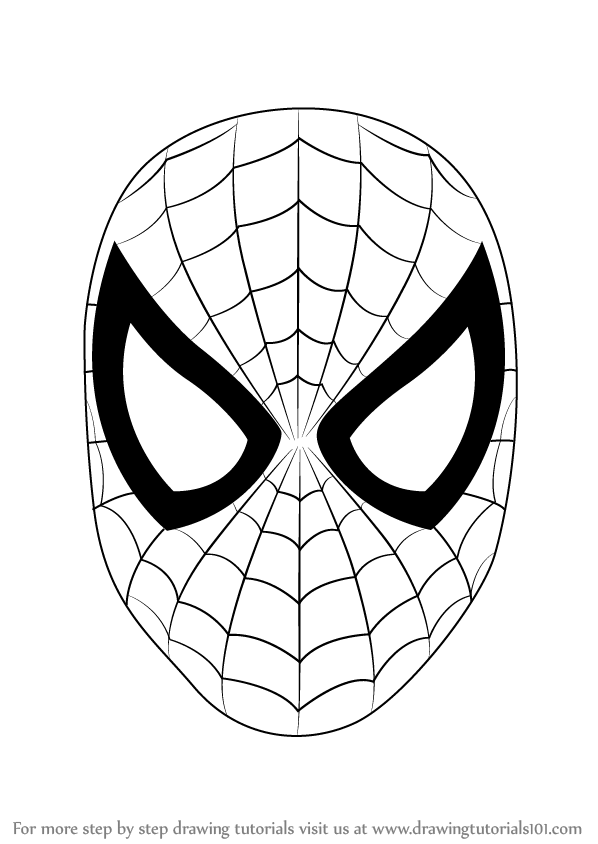598x844 Coloring Pages Spiderman Drawing Easy Spiderman Drawing Easy