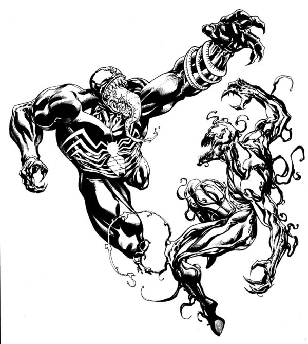 Venom Spiderman Drawing at GetDrawings | Free download