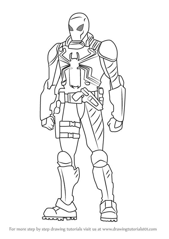 566x800 Learn How To Draw Agent Venom From Ultimate Spider Man (Ultimate