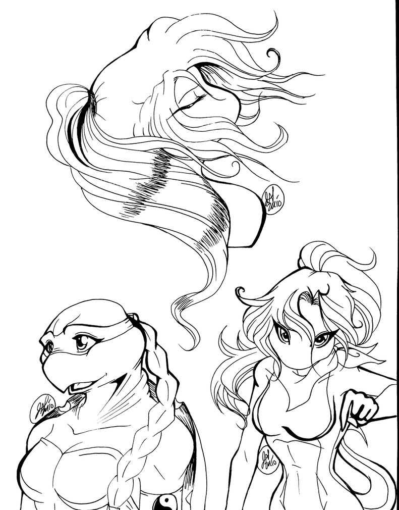 791x1010 Turtle April, Venus De Milo And Mona Lisa 1 Of 2 By Jarrahwhite