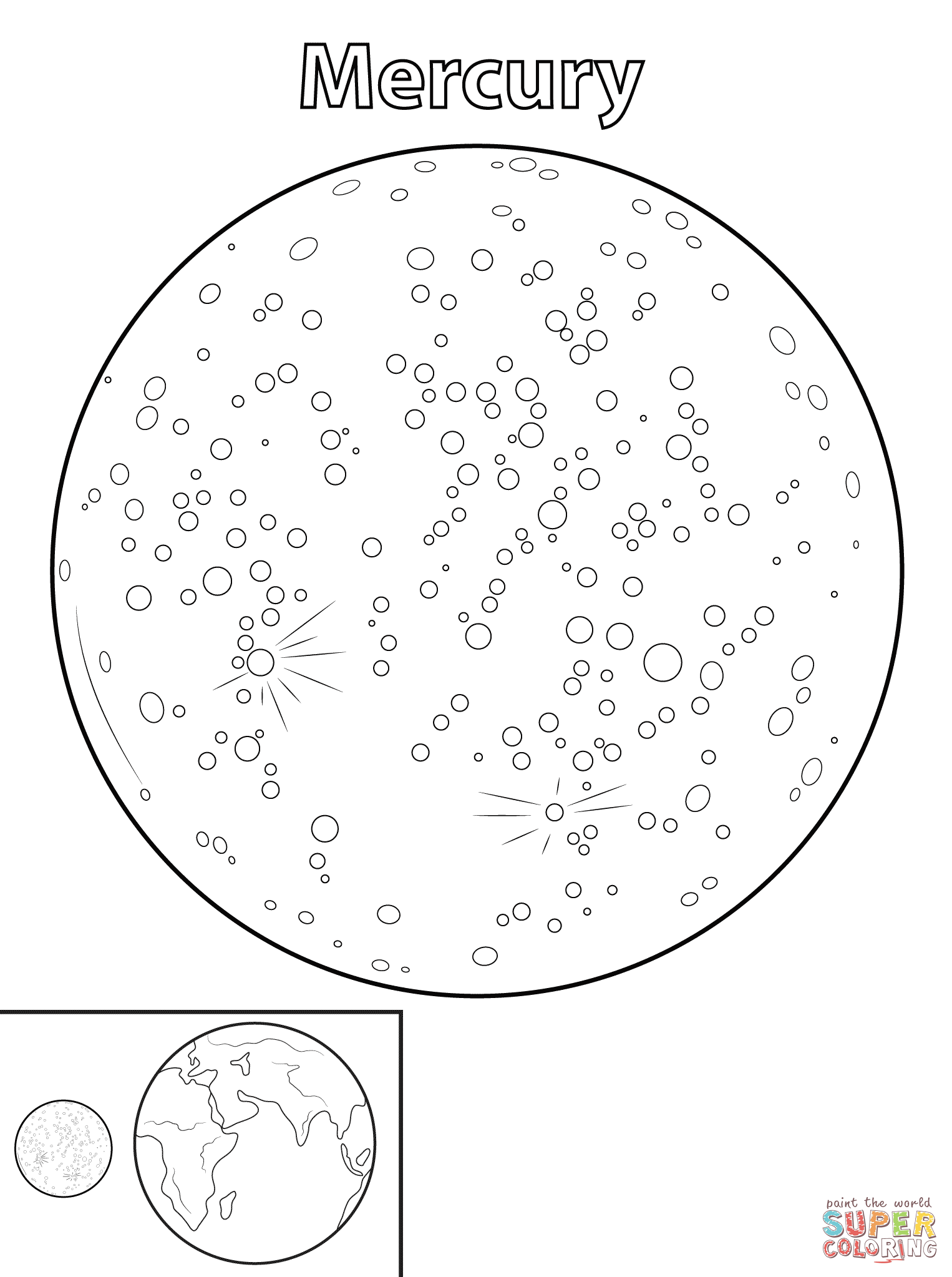 1526x2046 Mercury Planet Coloring Page Free Printable Coloring Pages