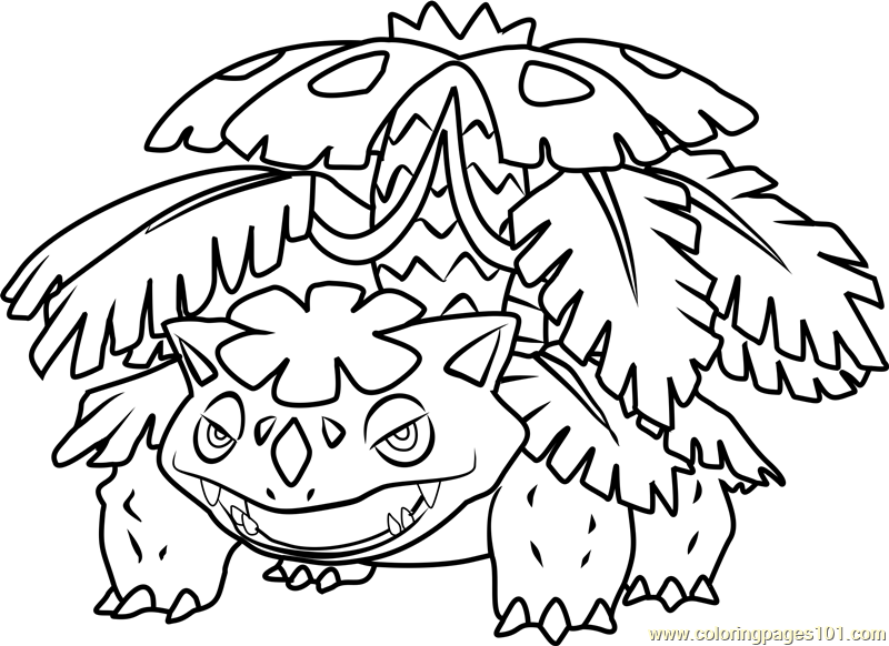 800x582 Mega Venusaur Pokemon Coloring Pages New Pokemon Coloring Pages