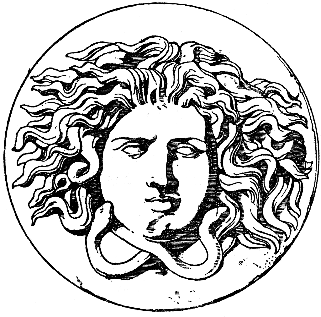 1024x1009 Versace Clipart Medusa Head