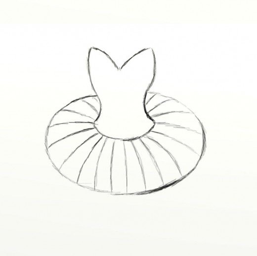 520x518 How To Draw A Tutu Feltmagnet