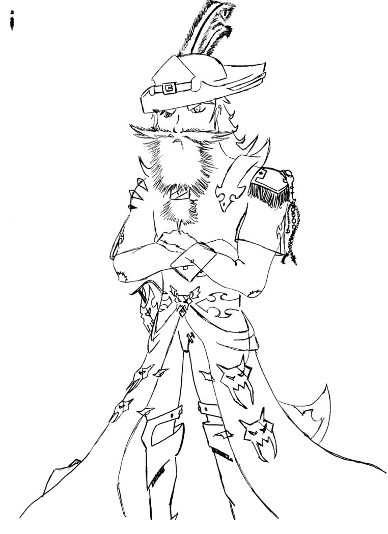 762x1049 Old Pirate Very Cool ! Draw By Goldenfurryofficial