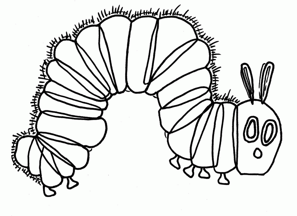1024x744 Very Hungry Caterpillar Coloring Pages For Fancy Draw Photo Kids