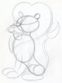 200x267 How To Draw Cartoon Lion In Few Easy Steps.