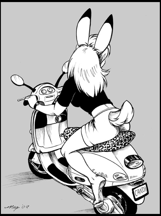 550x734 Candi A Vespa By Dustmeat