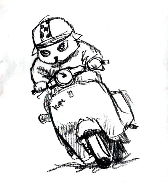 567x613 Vespa Riding By Switchum