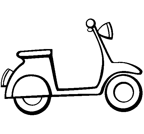 505x470 Coloring Page Vespa To Color Online