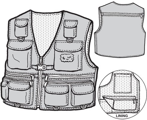 491x400 Gp502 Adult Fishing Vest