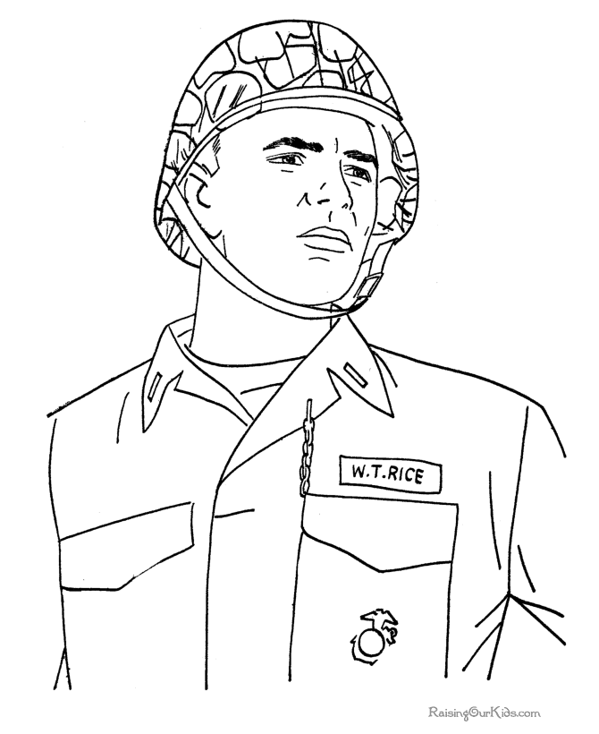 670x820 Veterans Day Coloring Pages