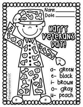271x350 Veterans Day {Free Color Code} Fall Fun For K 2