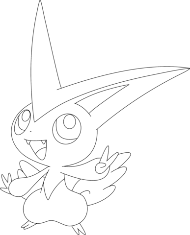 387x480 Victini Coloring Page Free Printable Coloring Pages