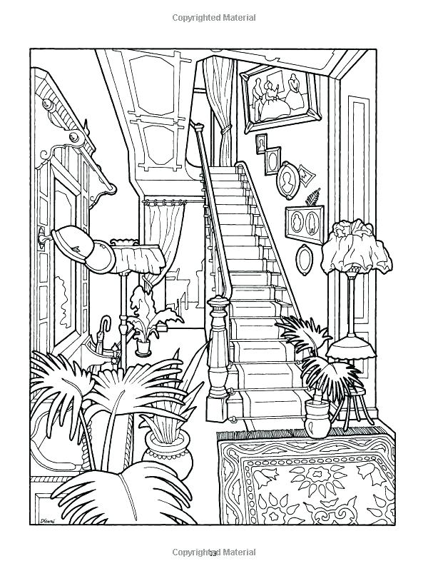 600x800 Victorian Coloring Pages