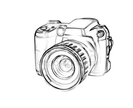 450x365 Professional Digital Video Camera Stock Vector Zeffss