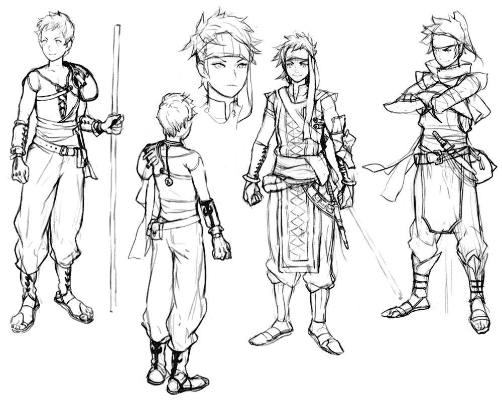 1000x810 Hero Sketches