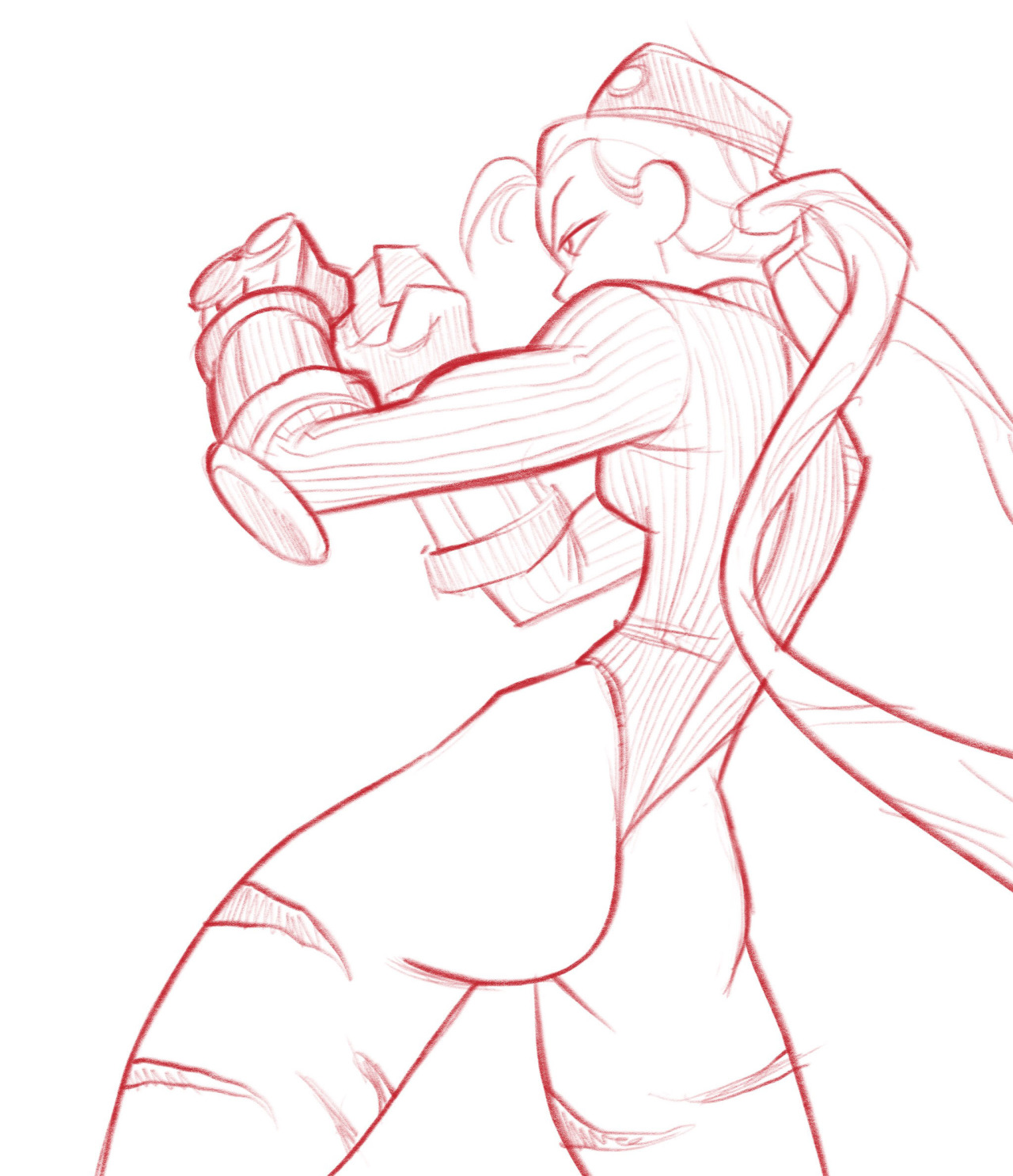 1280x1486 Pinup Arena Sketchlab Cammy Again. Video Game Vixens Amp Guys