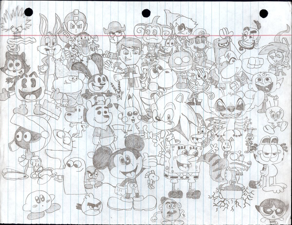 1017x785 Cartoon Video Game Character Picture By Metalshadow272