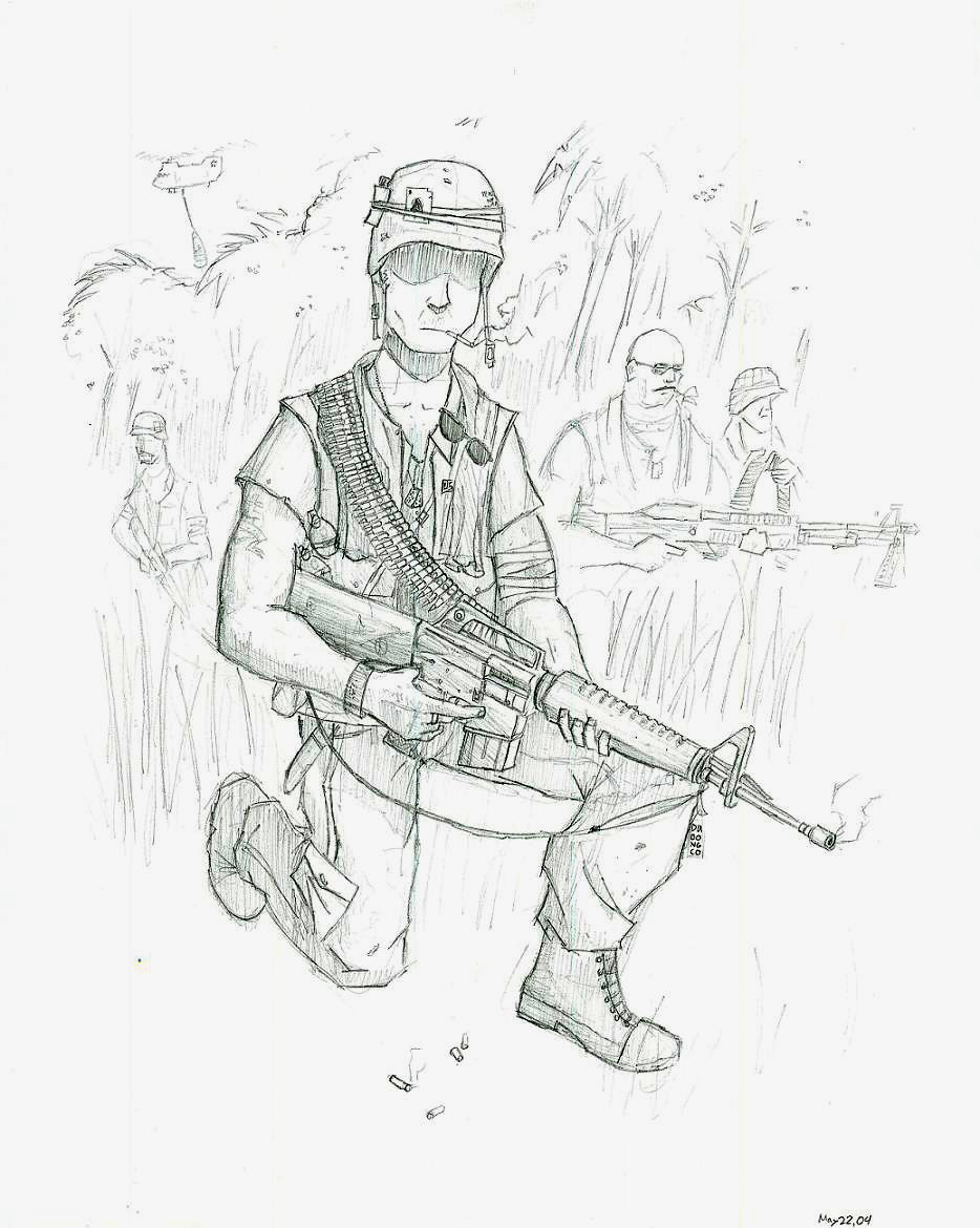 934x1170 Vietnam Soldier By Andybong