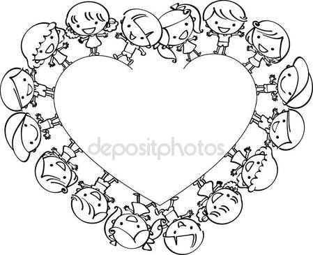 449x365 Vignette. Vector Drawing Stock Vector Marinka