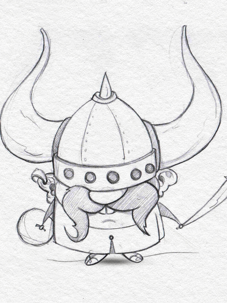 450x600 Viking Drawing, Pencil, Sketch, Colorful, Realistic Art Images