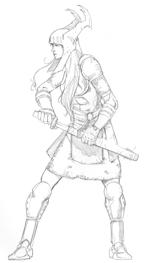 467x841 Viking Girl By Aminamat