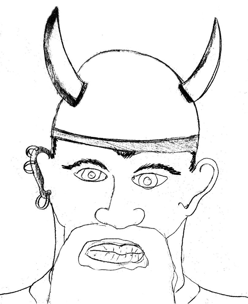 809x988 Viking Sketch