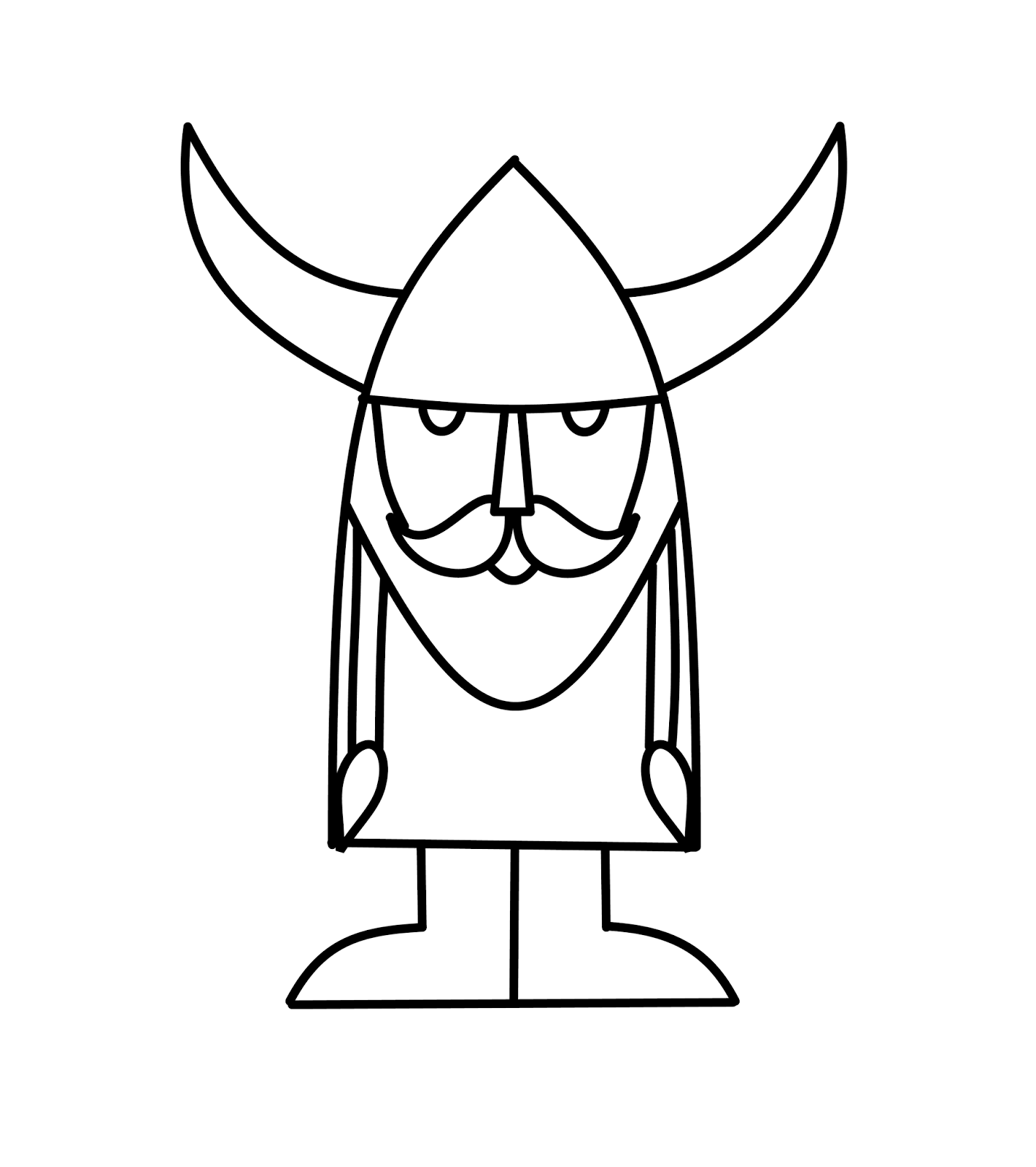1420x1600 How To Draw Cartoons Viking