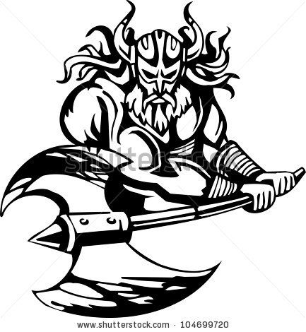 433x470 Collection Of Black And White Viking Helmet Tattoo Clip Art