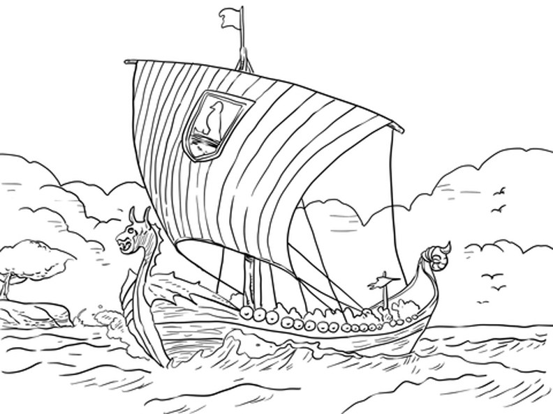 792x594 Magic Viking Coloring Pages Free Printer Ready