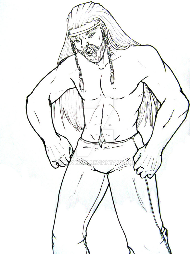 774x1032 Mighty Viking Warrior Line Art By Malicemim